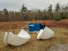 Almost ready to attach the dome to the Skyshed Pod.